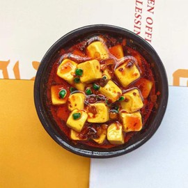 5 Pcs Chinese Food Refrigerator Magnets,Chinese Mabo Tofu, Sugar-Coated haws, Peking Duck Kitchen Decoration,Chinese Snacks Fridge Magnets Whiteboards Magnets