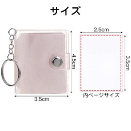 KDSSYFT Mini Photo Album 3 Pack Portable Small Lightweight Photo Storage for Students Couples Gift Teacher Day Graduation Gift (Pink+Blue+White)