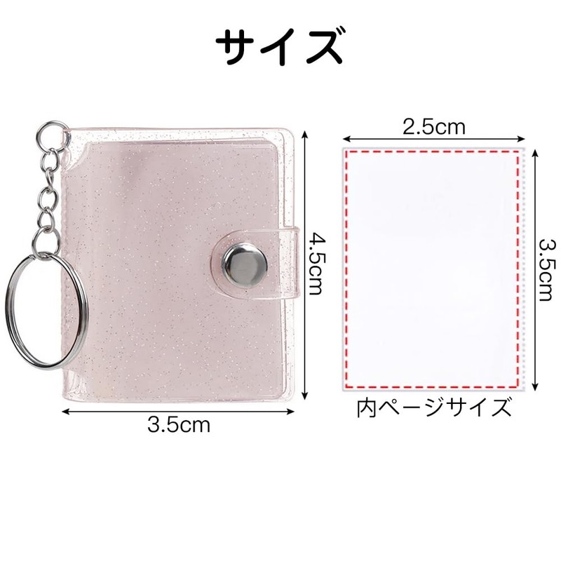 KDSSYFT Mini Photo Album 3 Pack Portable Small Lightweight Photo