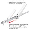 Westmark Screw Lid Opener, Flexible, Adjustable, Long Lever, Steel, Vario,