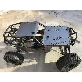 G-M Aluminum Body Panel Kit for 1/10 Axial Wraith Grey
