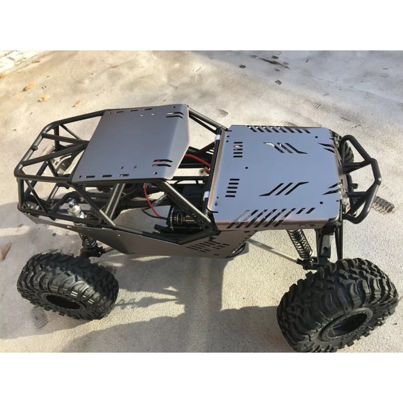 G-M Aluminum Body Panel Kit for 1/10 Axial Wraith Grey