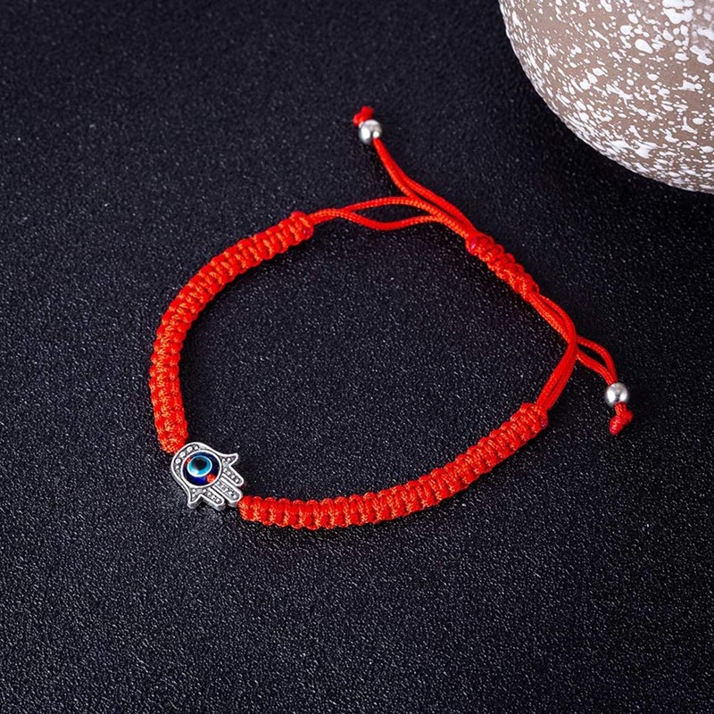 GeorgeX Paquete de Dos Pulseras Trenzadas Rojas Pulsera de Protección