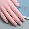 Healeved Movable Rubber Nail Art Practice Hand Model Bendable Right-Handed