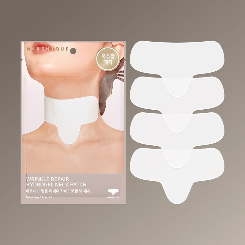 Marshique Wrinkle Repair Hydrogel Neck Patch 4 Sheets