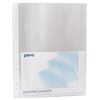 Pavo - Premium Punched Pocket PP A4 60 Microns, Crystal
