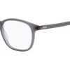 Hugo brillengestell hg 1024, rechteckig, in matte brown, gefertigt aus