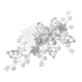 Healeved Bridal Hair Comb with Shimmering Rhinestones Lightweight Design for Updos Buns Elegant Wedding Hair Accessory for Women Durable Side Comb for Brides Bridesmaids