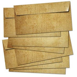 Party Invitations, Notepaper, Envelopes, Printed Both Sides, Suitable for All Printers (Assorted Colours A4 21 cm x 29.7 cm 90 gsm)