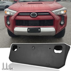 Wocch Front License Plate Frame for Toyota 4Runner 2014-2024 Front Bumper License Plate Holder Mounting Bracket Replace # 5211435040 TO1068130
