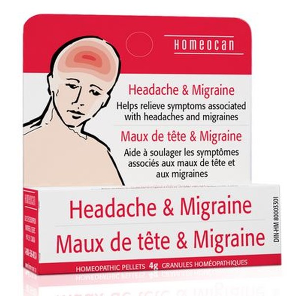 Homeocan Headache & Migraine Pellets 4g