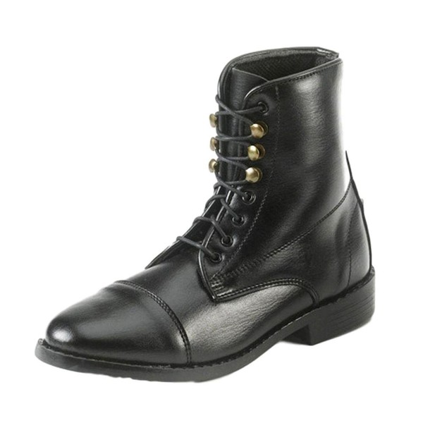 Equistar - Ladies' Lace Paddock Boot (All Weather) 8 Black