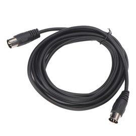6 Pin DIN Cable Male to Male Plug and Play Sound Signal Connection DIN Extension Cord for Digital Device 3 Meters / 9.8ft
