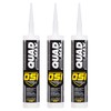 3 Pack OSI Sealants 9.5 oz Quad Max Window, Door