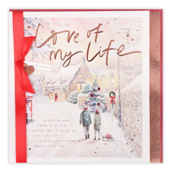 Clintons: Love of My Life Christmas Card - Couple In