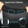 Padded Elbow Forearm Sleeves Compression Arm Protective Sleeve Basketball Shooting