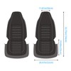 AUTOYOUTH PU Leather Bucket Seat Covers - High Back Front
