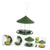 GRIRIW Automatic Wild Bird Feeder with Hook Durable Outdoor Hanging