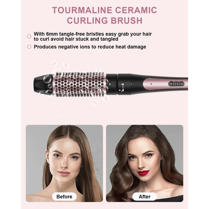 6 in 1 Curling Iron, 3 Barrel Curling Iron Set