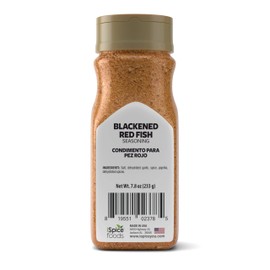 iSpice PREMIUM BLACKENED REDFISH SEASONING| All Purpose Seasoning|7.8oz (233g)