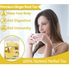 60 Premium Ginger Tea Bags, Made with 100% Natural Ginger