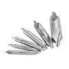 DingGreat 6 Pieces HSS Centre Drill Bit Set, 1/1.5/2/2.5/3/5 mm