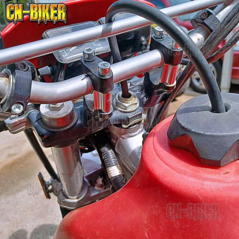 CB Handlebar Clamp Risers 7/8" Bars Kit 30mm Height For