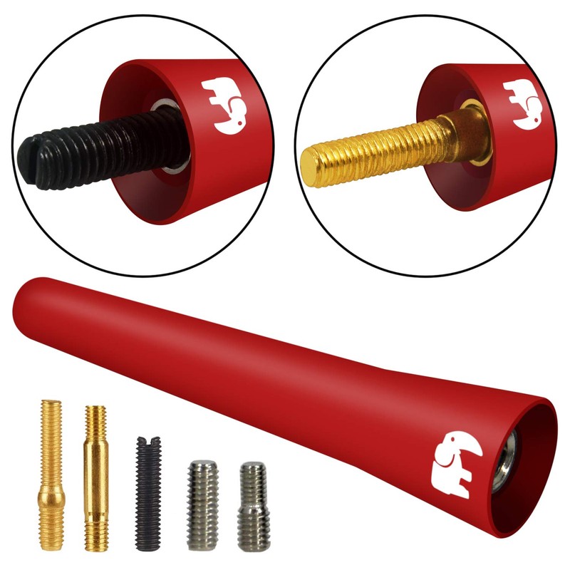ONE250 2.5" inch Short Copper Core Antenna, Compatible with Jeep