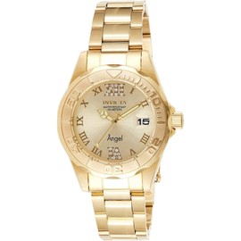 Invicta Men's 14397 Angel Analog Swiss-Quartz Gold Watch