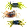 S-NET SN-363-KW Crab Shaped Worm Crab Fish Hook Hook Fake