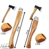 S.fields.inc Axe Handle, Replacement Wood Splitting Axe, Wedge, Hardware Included,