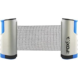 Fox Nets Unisex's Fox TT Retractable Table Tennis Net, Multi-Coloured, One Size