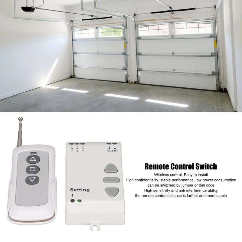 AC Motor Remote Control Switch High Sensitivity Low Power RF