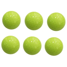 BESPORTBLE 6pcs Golf Fluorescent Ball Lighted Luminous Balls Training Aid Balls Flashing Practice Distance Balls Catching Driving Range Fluorescent Golfs Batting Led Synthetic Rubber Shine
