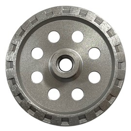 4.5" Crack Chaser Blade for Cured Concrete, Asphalt Repair or Joint Widen, Turbo Rim, 0.410" Width, 5/8"-11 Arbor