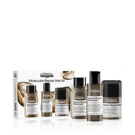 L'Oréal Professional Absolute Repair Molecular 3-piece set Shampoo 100ml + Water treatment 75ml + Leave-in cream 30ml 40 / 로레알 프로페셔널 앱솔루트 리페어 몰큘러 3종 세트 샴푸 100ml+워터 트리트먼트 75ml+리브인크림 30ml 40