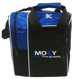 Moxy Strike Single Tote Bowling Bag- Royal/Black