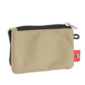 Chums Men's Other Card Coin Case Sweat Nylon, Navy x Beige