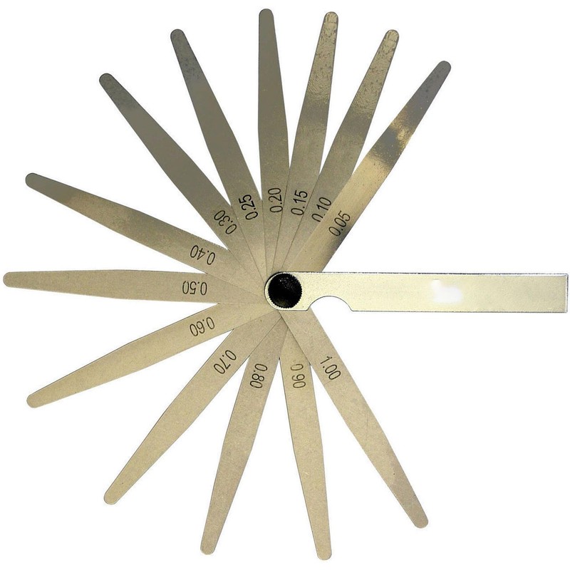 Dapetz ®13 Blades Feeler Gauge Universal Stainless Steel 0.05 To