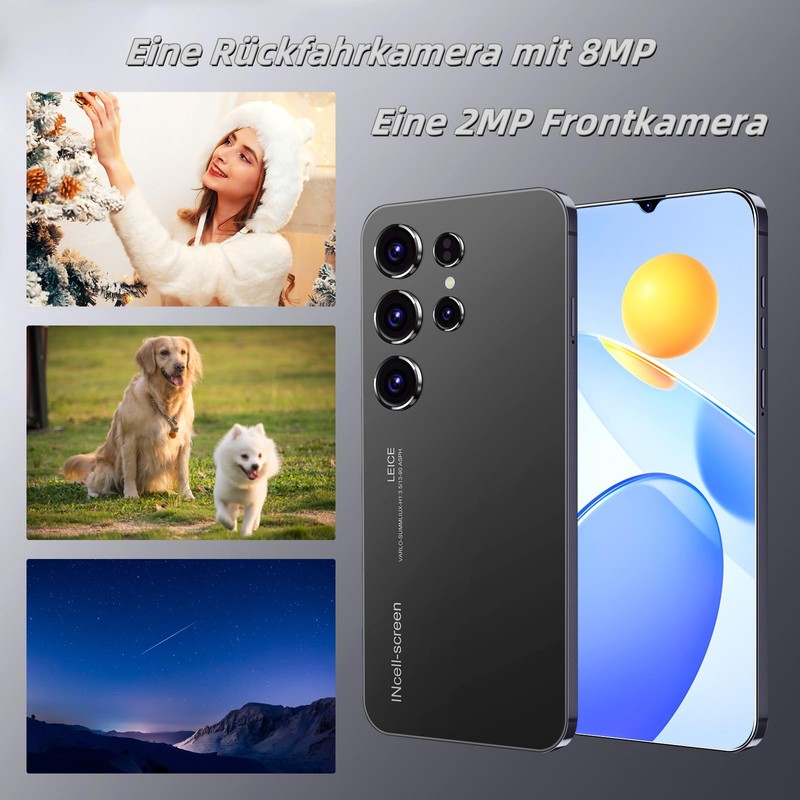 Fine Life Pro Unlock Phone, 6.3 Inch Screen, Dual Cameras,