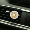 Sunshine Flower Car Essential Oil Diffuser Vent Clip,30mm Stainless Steel