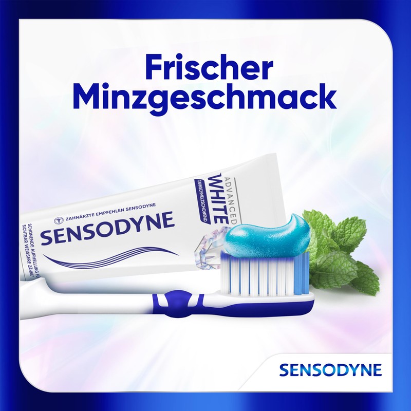 Toothpaste - Sensodyne Advanced White - Daily Whitening Tooth Cream,