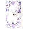 CAGIE Diary with Lock for Women Gift Romantic Flower Locking