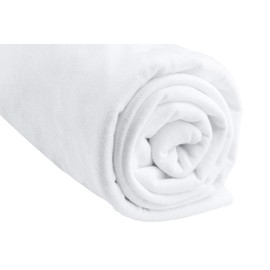 Lot de 3 Draps housse Coton pour lit Bébé 70x140 - 8 coloris disponibles (Blanc)