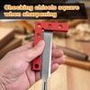 90 Degree Aluminium Alloy Centre Search Tool, Small Mini Carpenter's