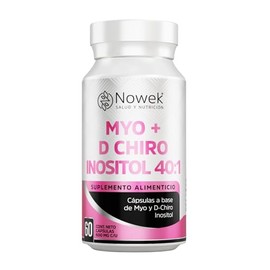 Nowek Myo Inositol Chiro Cápsulas Suplemento Alimenticio Fórmula Aditivos Rinde Dias Exceder Dosis Recomendada