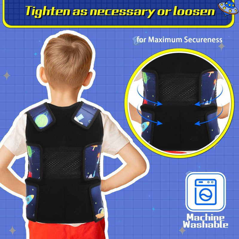 Janmercy Weighted Vest for Kids Ages 4 to 7 and