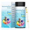 7-Way Pool Test Strips, 100 Strips Water Chemical Testing for
