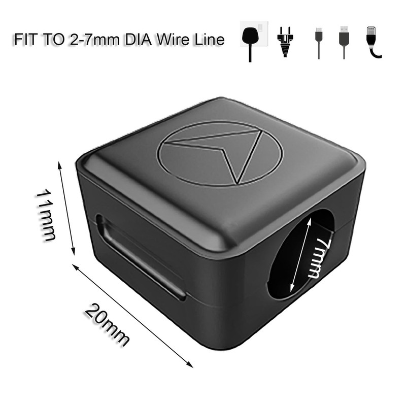 Housailei Magnetic USB Data Cable Clip Holder, a Versatile Cable