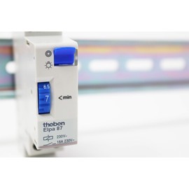 Theben ELPA 87 - Stair Light Timer Switch, DIN Rail, Electromechanical, Timer (0870002) - Reimport Version without German Support